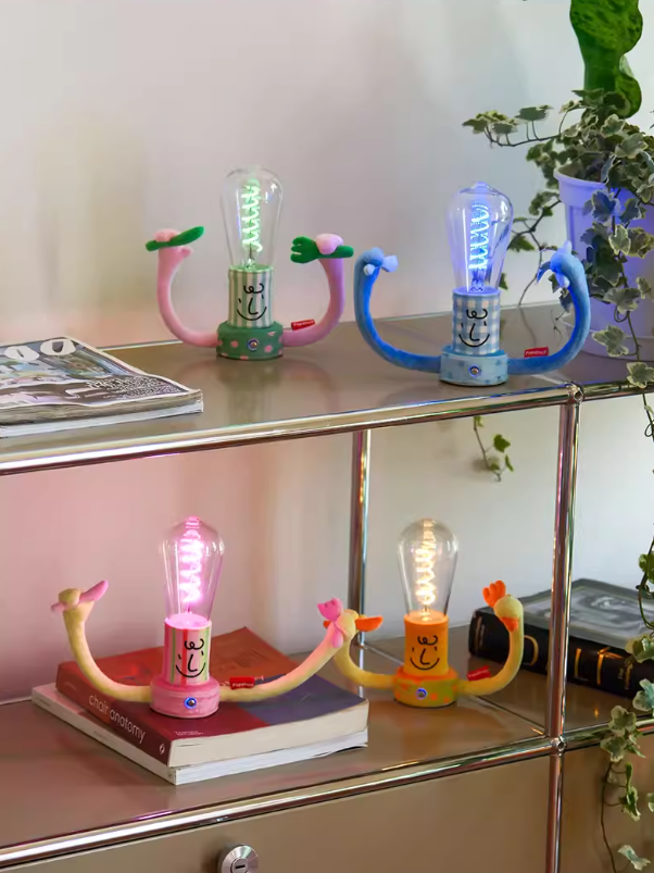 Greedy Ghost Rechargeable Ambient Night Lamp Bedside Table Decor Light