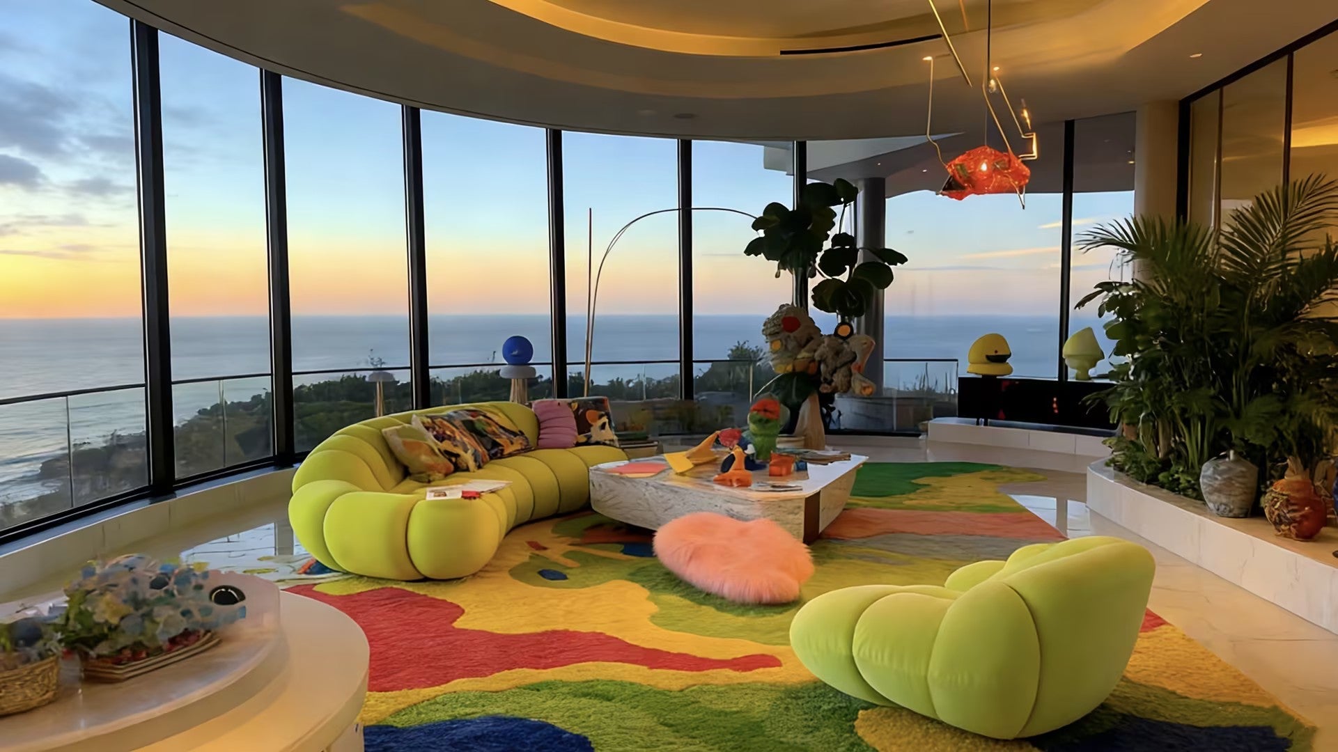 Plush and Cozy Floor Seating