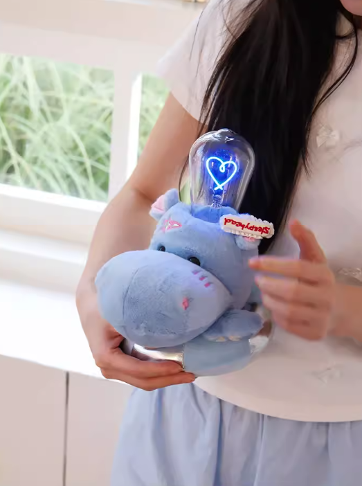 Elephant Bedside Table Lamp Ambient Night Light for Bedroom and Living Room