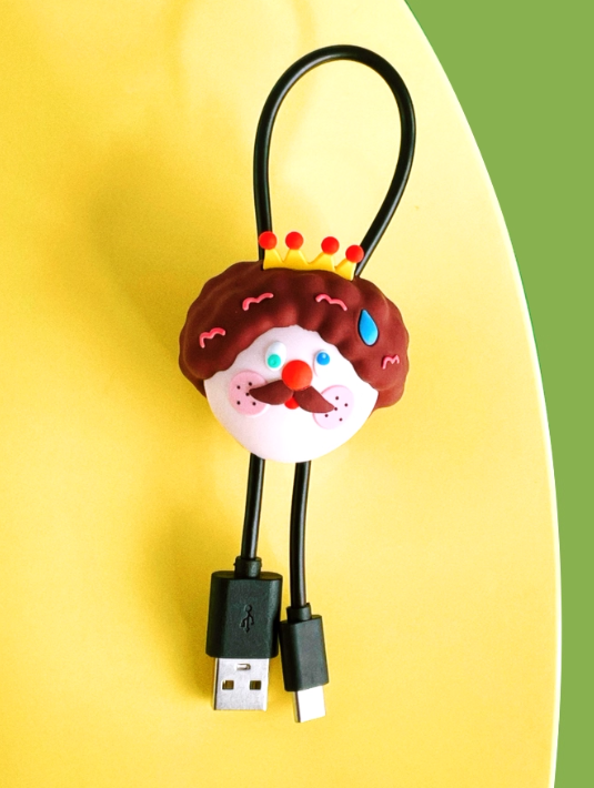 Little King Charging Cable iPhone and Type C Data Cable